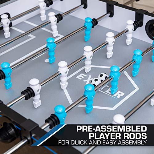 EastPoint Sports 60-Inch Official Competition Size Foosball Table - Foosball Game Table and Foosball Ball Set Complete with Quick-Connect Rods and Bead Scoring