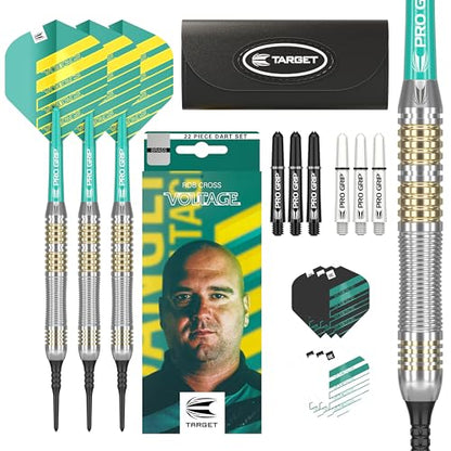 Target Darts Rob Cross 18G Brass Soft Tip Darts Set