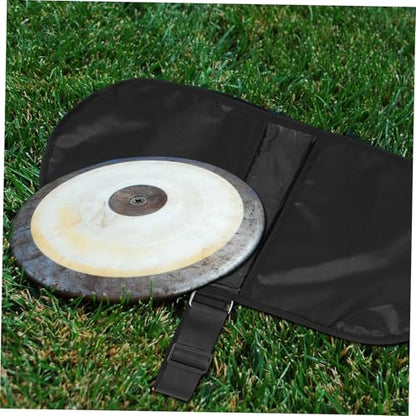 balacoo Discus Storage Bag Shot Put Bag Carrier for Sports Discus Pouch Pockets Handheld