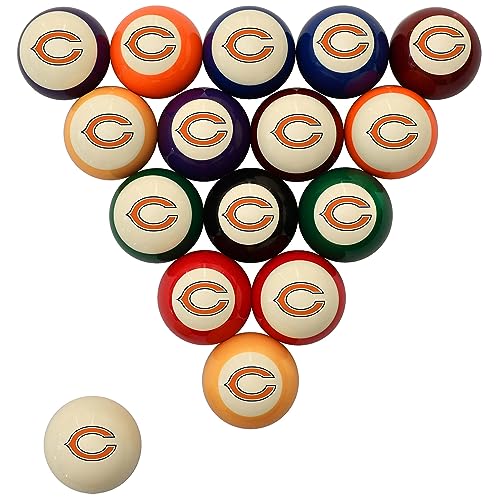 Imperial NFL Retro Billiard Ball Set - color: Chicago Bears, Cream