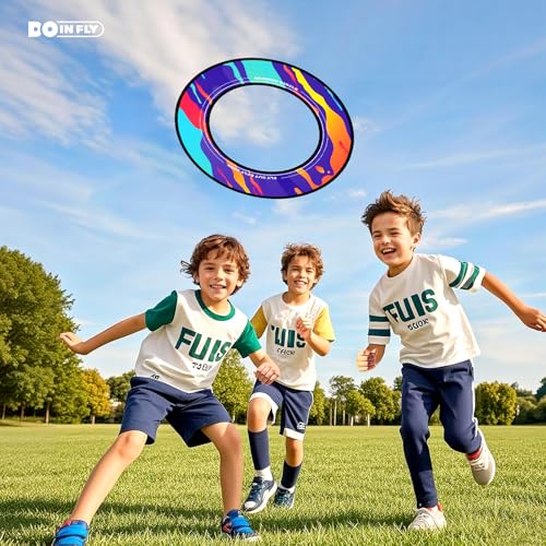 Doinfly【3-Pack Professional Flying Toys - Ultra-Stable & Long Distance Sport Flying Equipment for Outdoor Games, Pool, Beach, Backyard Fun | Adults & Kids Family Toy (Gradient Series) - color: Colourful
