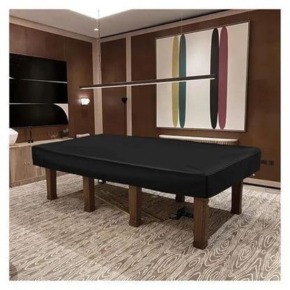 Billiard Pool Table Cover with Drawstring for Indoor and Outdoor Use - Durable Waterproof Protection for Standard Pool Tables - size: 8FT
