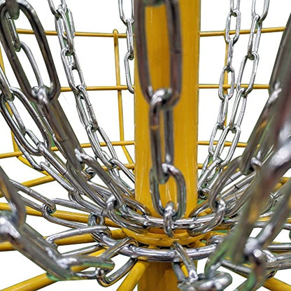 RAD Birdie Lite 24-Chain Disc Golf Basket - color: Yellow