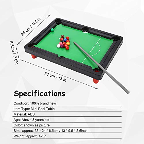 Kids Pool Tables, Mini Billiard Tables Set Desktop Toy for Children Other Children's Outdoor Toys Products Mini Pool Table for Cats Mini Pool Table for Cats Soft Balls