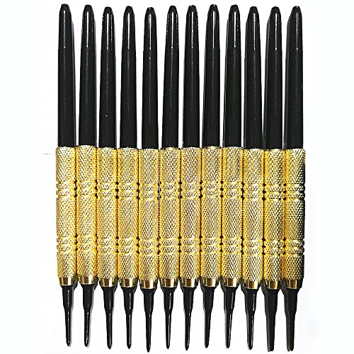 12 Pieces Professional 14 Grams Soft Tip Darts Set with Extra Plastic Tips with 4 Kinds Flights for Electronic Dartboard