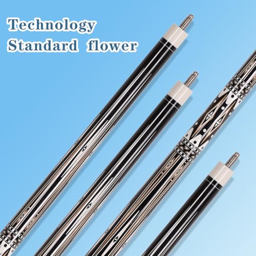 58 inch Canadian Maple Billiard Pool Cue Stick, 13mm 1/2 Maple Billiard Pool Stick, House Bar Pool Table Sticks for Men(Numerous Styles to Choose from) - color: P04