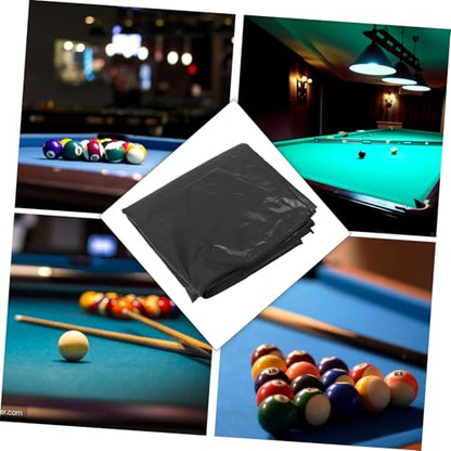 Splashproof Heavy-Duty Billiard Pool Table Cover Tear-Resistant Protective Cloth for Indoor Outdoor Use Lightweight Air Hockey Table Accessory