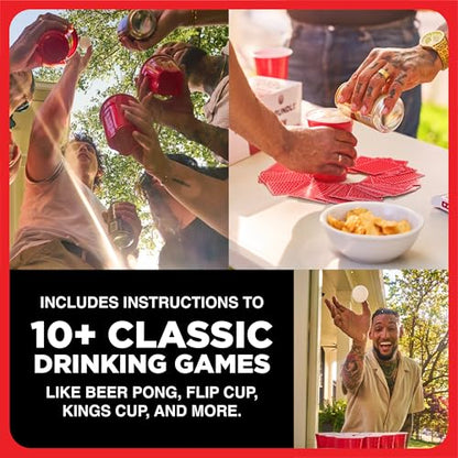 Buzzed Drinking Pong Bundle Kit – Bachelor Party Essentials for Drinking Games, Summer Party Activity for Adults, Outdoor & Poolside Fun, Includes Dice, Pong Balls, Cups & Cards for 10+ Ways to Play - style: Party Pong Bundle