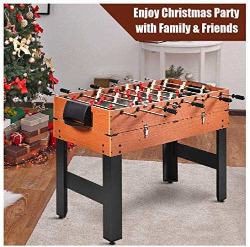 Sunil Foosball Air Hockey Pool Table 48" 3-in-1 Multi Combo Game Table