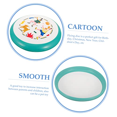 POPETPOP Cartoon Soft Flying Disc Handheld Toy Boys and Girls Supplies Fun Interactive Game Improve Boy Girl's Skills