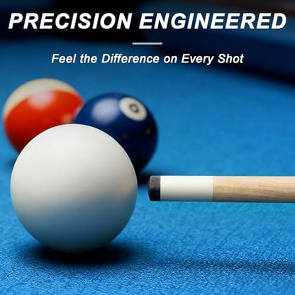 LOTKEY Pool Cue Stick,58"/52"/48"/42" Pool Cue Set of 4/2/1 Billiard Cues Sticks for Professional,Pool Sticks for Adults 14 15 19 20 21oz House Bar with 2 Billiard Chalk - color: 58" set of 2 21oz with 2 Chalks