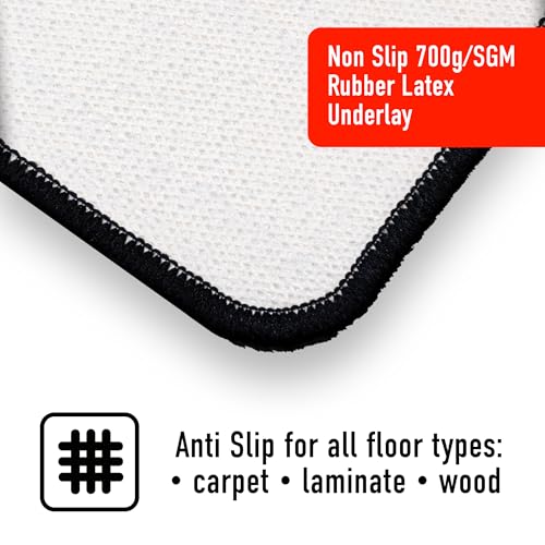 Harrows Darts Mat with Oche I Floor Protection I Non Slip I Professional Darts Mat Rubber Backing