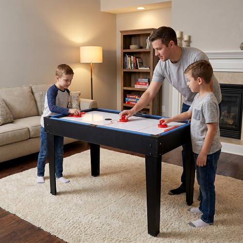 5-in-1 Multi-Game Table - Billiards, Push Hockey, Foosball, Ping Pong, and Basketball, Game Table Combo for Home Game Room Or Entertainment Space, Black - size: 5-in-1 Multi-Game Table Black