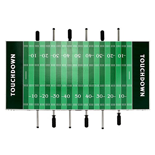 Hathaway Revolver 4 in 1 Multi Game Tabletop - 40-in Tabletop Games Set with Ping Pong, Glide Hockey, Finger Football, and Foosball Table for Family - Multi Game Table with Full Accessories