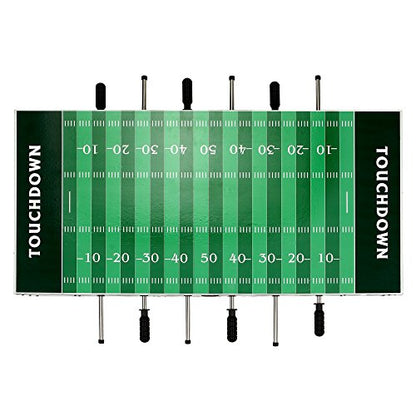 Hathaway Revolver 4 in 1 Multi Game Tabletop - 40-in Tabletop Games Set with Ping Pong, Glide Hockey, Finger Football, and Foosball Table for Family - Multi Game Table with Full Accessories
