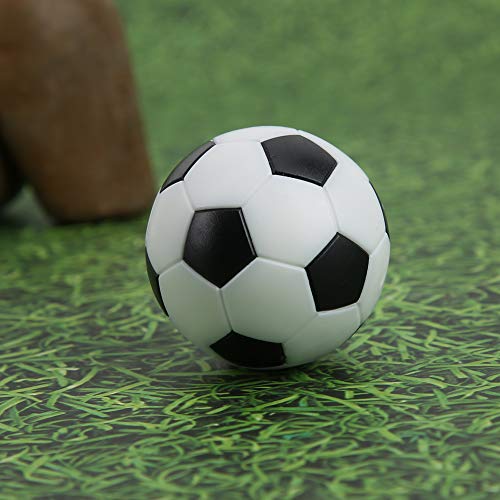 WNSC Mini Table Football Balls, Table Soccer Foosballs Replacement Balls Tabletop Soccer Balls 8Pcs 32mm for Adults and Kids for Football Table Game Accessory