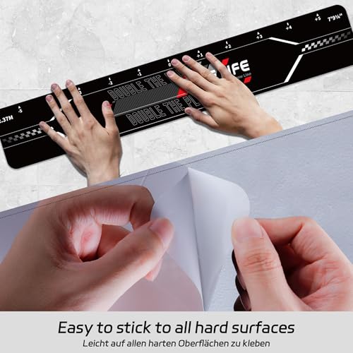 Cyeelife Dart Throw Line, Double the Darts, Double the Pleasure, 23.4 x 3.9 inches