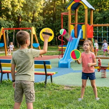 KatchOn, Toss and Catch Ball Game | Outdoor Toys for Kids Yard Games Beach Toys Outside Games, Summer Party Favors for Kids, Velcro Ball and Catch Game, Pinata Stuffers, Goodie Bags Stuffers