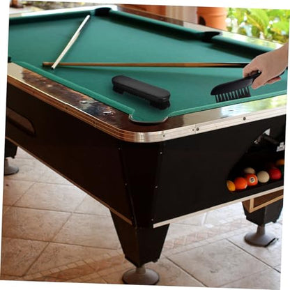 PRETYZOOM 1 Set Ergonomic Billiard Cleaning Brush Pool Table Rail Crevice Cleaner with Comfortable Wooden Handle for Dust Maintenance of Your Billiards Table