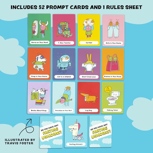 Do You Have Any Farting Unicorns? [Silly Go Fish Card Game for Kids & Families | Hilarious Family Card Game for Game Night, Birthday Parties, Classroom Fun & Playdates | Ages 4+ | 2-6 Players]