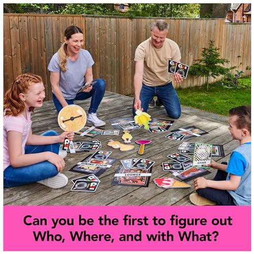 Spin Master Games, Clue Giant Edition, Family Game for Indoor & Outdoor Fun with Big Oversized Board, for Family and Kids, 2-4 Players, Ages 6 & Up - style: Giant Clue