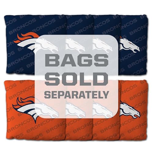 YouTheFan NFL 2' x 4' Slogan Series Professional Wood Cornhole Game - color: Denver Broncos