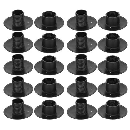 10 Pair Tabletop Foosball Bearing Rods, Hole Diameter 15.8mm Football Table Board Bearings, Plastic Foosball Table Parts