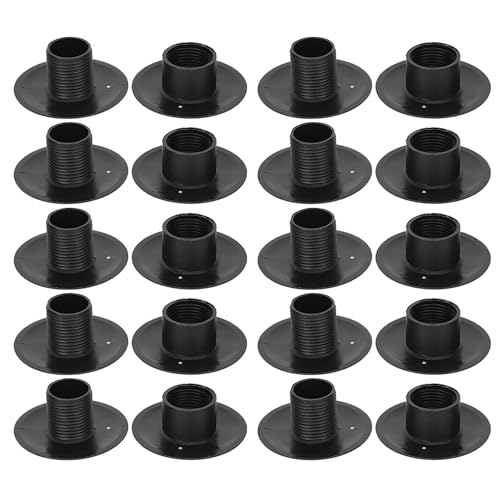10 Pair Tabletop Foosball Bearing Rods, Hole Diameter 15.8mm Football Table Board Bearings, Plastic Foosball Table Parts