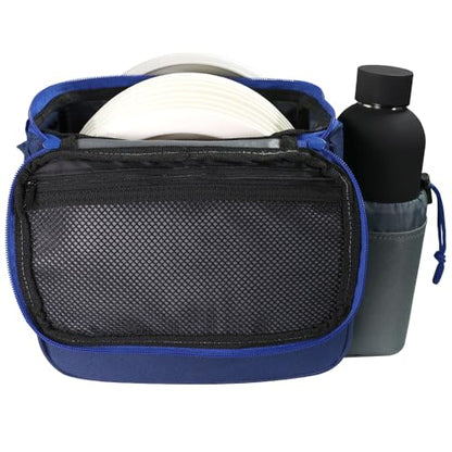 MVP Disc Sports Cell Disc Golf Starter Bag (Choose Your Favorite Color) - color: Light Gray/Slate Blue