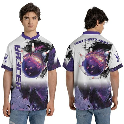 Personalized Custom Jersey for Men, Uniform Shirt for Bowling Team Gift - color: D2