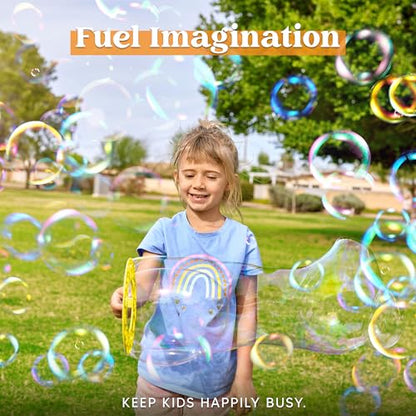 JOYIN 29 Pcs Big Bubble Wands Set, Giant Bubble Wand Bulk with Tray for Kids Outside Blowing, Toys for Summer Easter Party Favor Birthday Toddlers - style: Classic