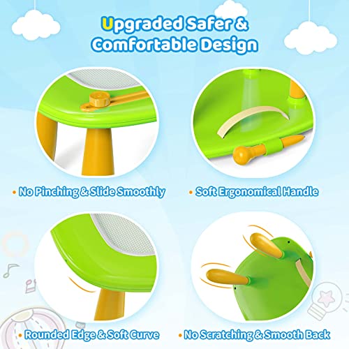 Kikidex Magnetic Drawing Board, Toddler Girl Toys for 1-3 Year Old, Doodle Board Pad Learning and Educational Toys for 1 2 3 Year Old Baby Kids Birthday Gift (Green) - color: Green