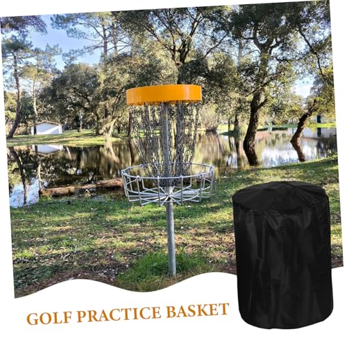YARNOW Heavy Duty Protective Cover for Outdoor Indoor Use Fit for Disc Golf Baskets Durable Oxford with Drawstring