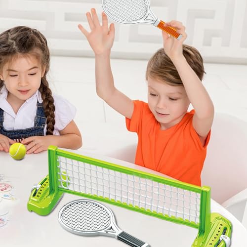 Table Tennis Set with Net - Portable Table Tennis Set with Retractable Net, 2 Paddles, 3 Balls, and Carrying Case | Lightweight Indoor Outdoor Pong Set, Durable 3-Ply Wood Paddles with High-