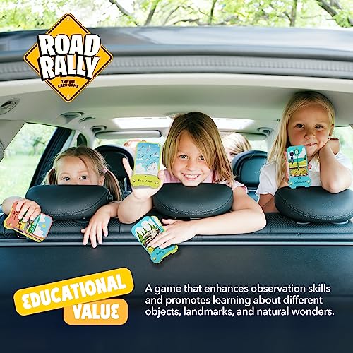 Mini Explorer Road Rally Travel Scavenger Hunt Card Game for Kids - Roads Trip Car Games & Activities Must Haves Essentials - Eye Hide & Seek Found Spy Summer Camping Toys Ages 5 6 7 8 9 10 11 12
