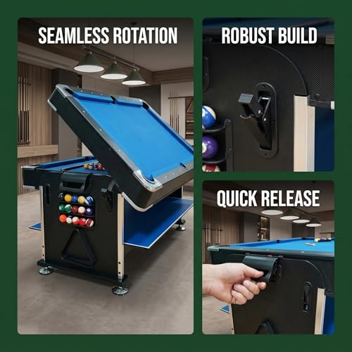 Billiard Rotating Table Snap Game Table Top Lock Spare Parts Professional Replacement Portable Easy to Install Accessories