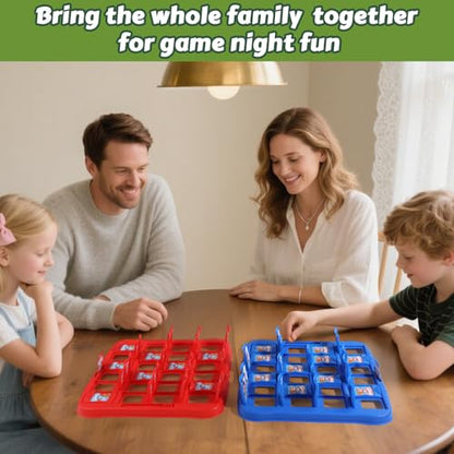 Classic Fruit Guessing Board Game for Kids Ages 3 and Up – Who is It? – Two-Player Logic Deduction Game to Boost Cognitive Skills, Family Fun – Travel Friendly Educational Toy - style: Fruit