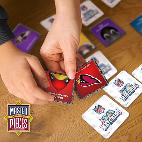 MasterPieces Sports Games - NFL Mascots Matching Game - Game for Kids and Family - Laugh and Learn - style: Mascots