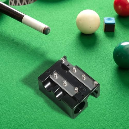7-in-1 Pool Cue Tip Shaper, Professional Billiard Cue Tips Tool Portable Cues Repair Accessories Pool Stick Maintenance for Tip Replacement and Shaping Cues Tips