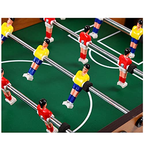 Mini Table Football Soccer Game for 2 to 4 Players,Wooden 12mm Top,Parent Child Fun,Indoor Entertainment for Family,Kids, and Parties Compact Foosball Game