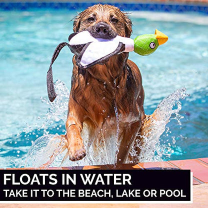 Hyper Pet Flying Series Interactive Dog Toys - Large Duck Slingshot Fetching Dog Toy - Floats on Water - size: Large, style: Duck Slingshot