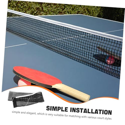 KESYOO Portable Table Tennis Net Replacement Adjustable 182cm Nylon String for Indoor/Outdoor Use Includes Black Clamps for Easy Setup Sports Equipment for Ages