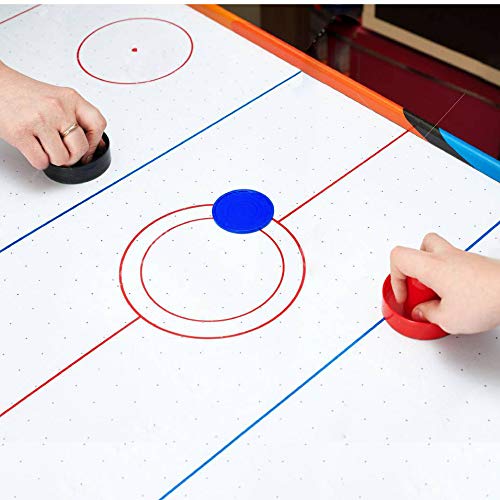Coopay 12 Pieces Home Air Hockey Pucks 2.5 Inch Heavy Replacement Pucks for Game Tables Equipment Accessories, 12 Grams - color: Blue
