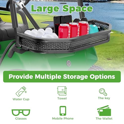 10L0L Golf Cart Front Cargo Basket for EZGO TXT/RXV、Club Car DS/Precedent、Yamaha G22/G29 - Heavy-Duty Steel Mesh Storage Rack, Gas/Electric Compatible - color: YAMAHA G29