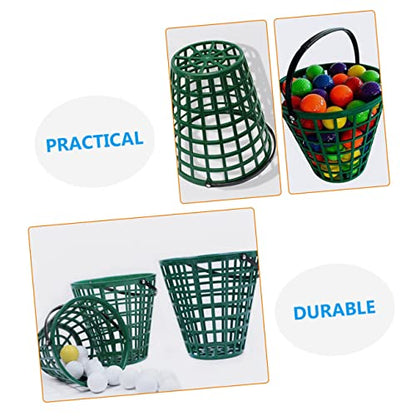 BESTonZON Golf Ball Basket Lightweight Ball Storage Holder for Driving Range Home Use for Practice Supplies Design for Clubs Personal Use