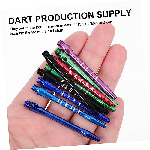 Abaodam 1set Lightweight Aluminum Alloy Dart Shafts Portable Metal Dart Stems Accessories for Enhanced Control and Durability