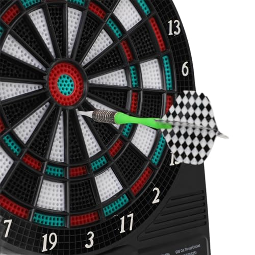 Electronic Dartboard Set Automatic Scoring Soft Tip Dartboard with Multiple Game Modes for Family Entertainment