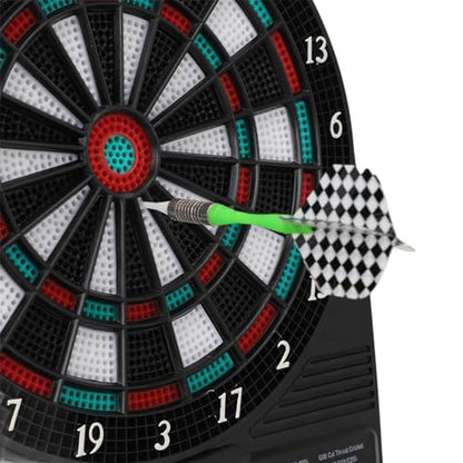 Electronic Dartboard Set Automatic Scoring Soft Tip Dartboard with Multiple Game Modes for Family Entertainment