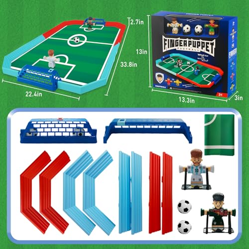 Foosball Table Soccer Board Game for Kids，Finger Foosball Pinball Interactive Toys,Interactive Board Games Gift for 3 4 5 6 7 8-12 Year Old Kids Boys Girls