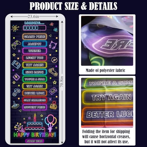 Birthday Party Games, Can Rolling Party Game for Kids Adults, Indoor Outdoor Group Activity, Game Controller Birthday Party Supplies Decorations, Funny Game for Birthday Retirement